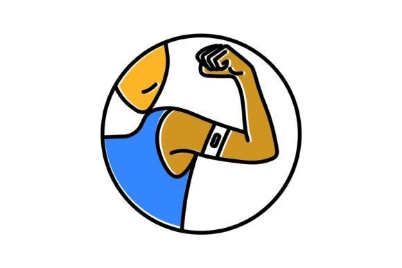 Arm with Bandage Vaccination Vector: Evaluating Its Role in Health Communication