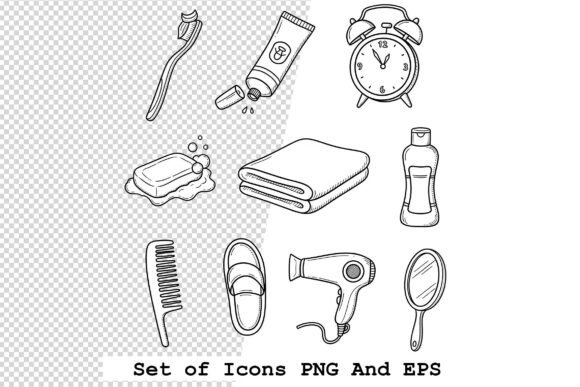 Daily Routine Icons Vector Set: A Design Asset Worth Using
