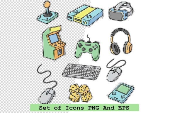 How a Set of Gaming Icons Vector Streamlines Your Creative Workflow