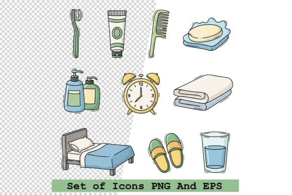 How a Set of Routine Icons in Doodle Style Can Transform Your Digital Projects