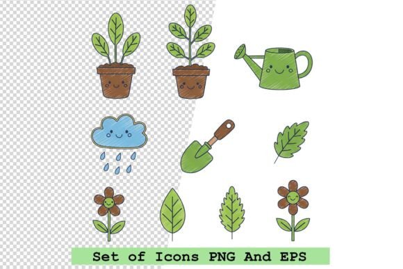 Set of Garden and Plant Icons in Hand Dr: A Practical Guide to Choosing and Using Vector Icon Sets