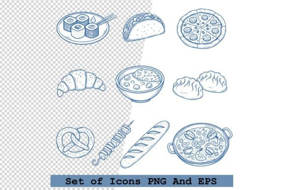 World Food Icons Doodle Style: A Practical Icon Set for Modern Design Projects